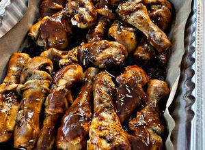 Gambar Ayam drumstick BBQ panggang