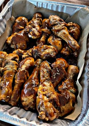 Gambar Ayam drumstick BBQ panggang