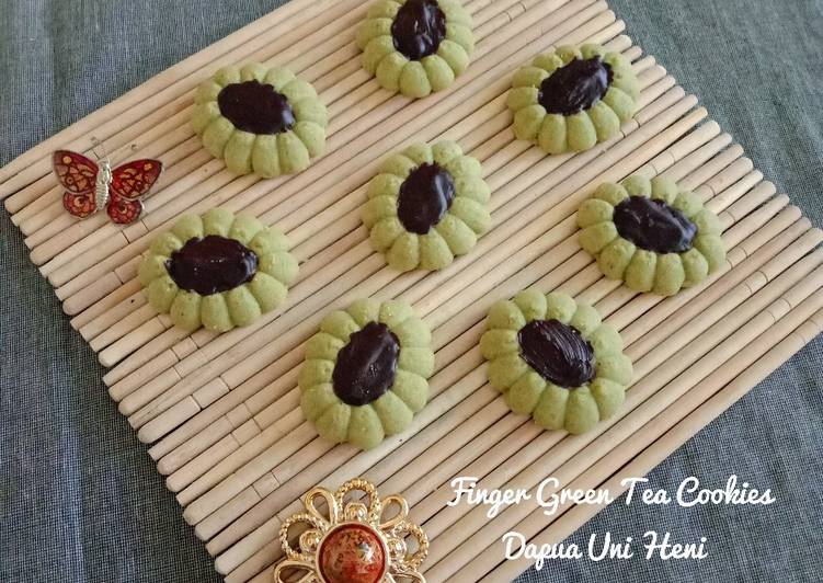 Finger Green Tea Cookies 🍪