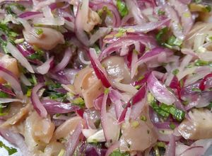 Una foto de Ensalada de patas de vacuno