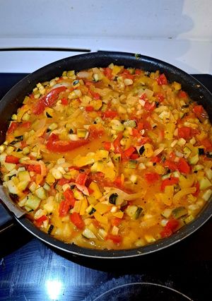 Une photo de Poêlée de légumes du soleil