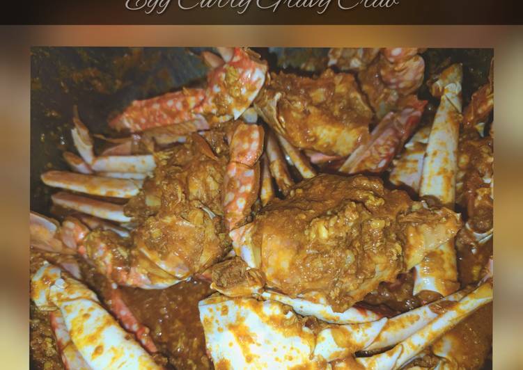 Egg Curry Gravy Crab 🦀