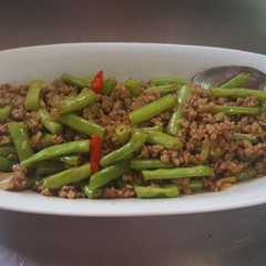 A picture of Tumis buncis daging.