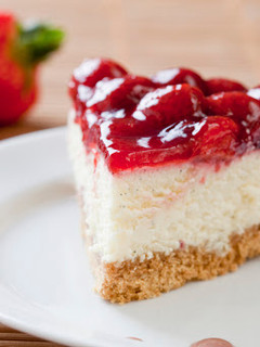 Una foto de Cheesecake de frutillas