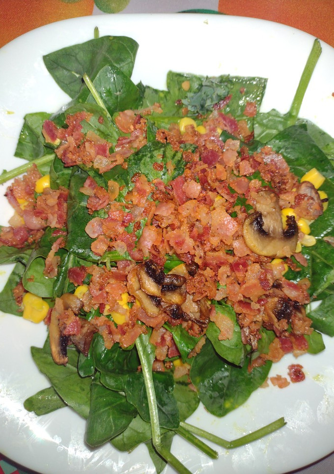 Una foto de Ensalada de espinacas 👌🏻