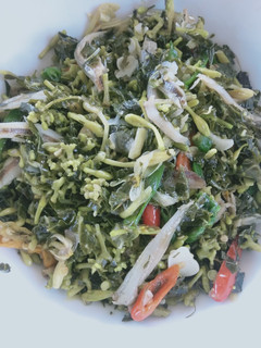 Foto resep Tumis bunga pepaya mix daun pepaya