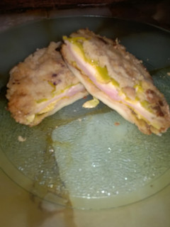 Una foto de Milanesas de zapallito rellenas