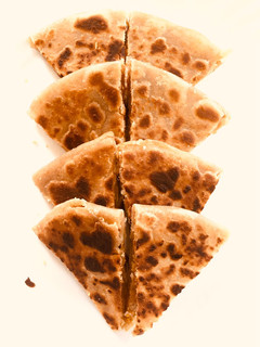 A picture of Coconut flavor stuffed chapati#themechallenge#coconutchapati.