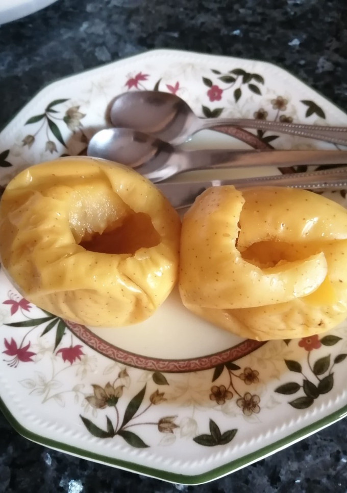 Una foto de Manzanas asadas