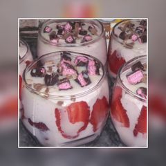 A picture of Strawberry Mousse Parfait.