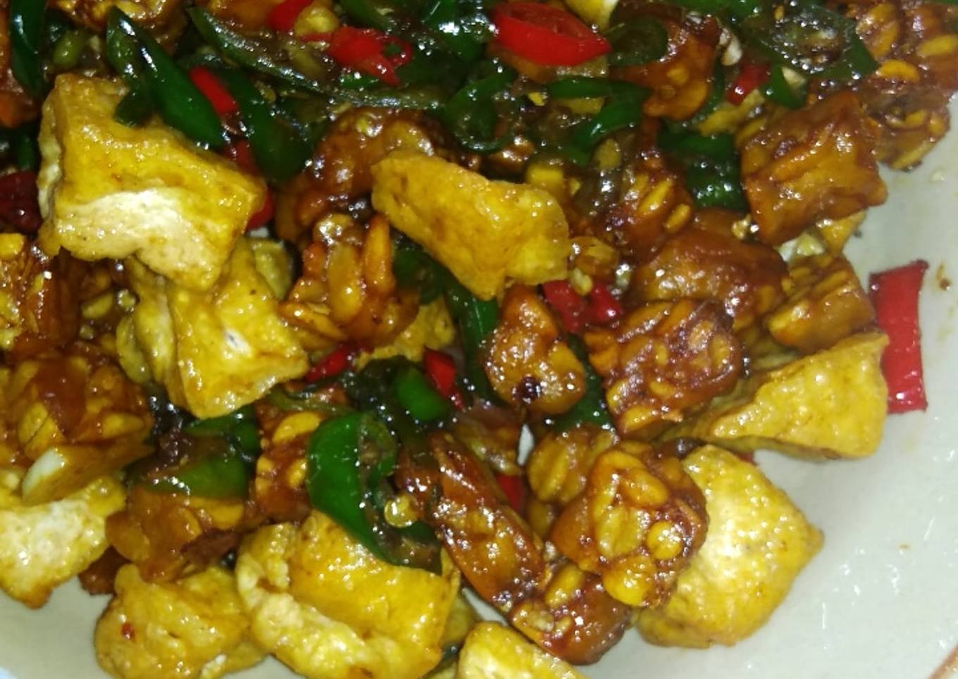 Tumis Tempe tahu