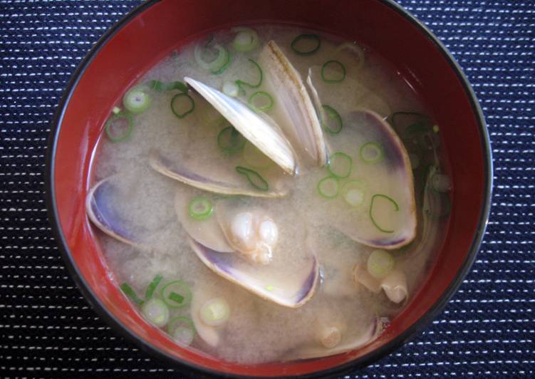 Recipe of Award-winning Clam Miso Soup