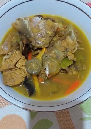 Foto resep Kepala Ikan Kuah Kuning