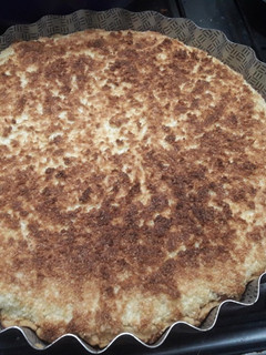 Una foto de Tarta de coco y dulce de leche
