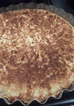 Una foto de Tarta de coco y dulce de leche