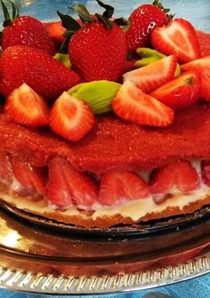 Fraiser eper torta recept fotója