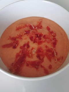 Una foto de Salmorejo