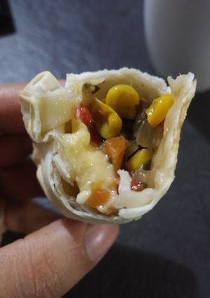 Una foto de Empanadas de hongos con queso gouda y choclo