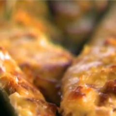 A picture of Smoked Gouda-Chorizo Jalapeno Poppers.