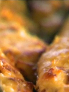 A picture of Smoked Gouda-Chorizo Jalapeno Poppers.