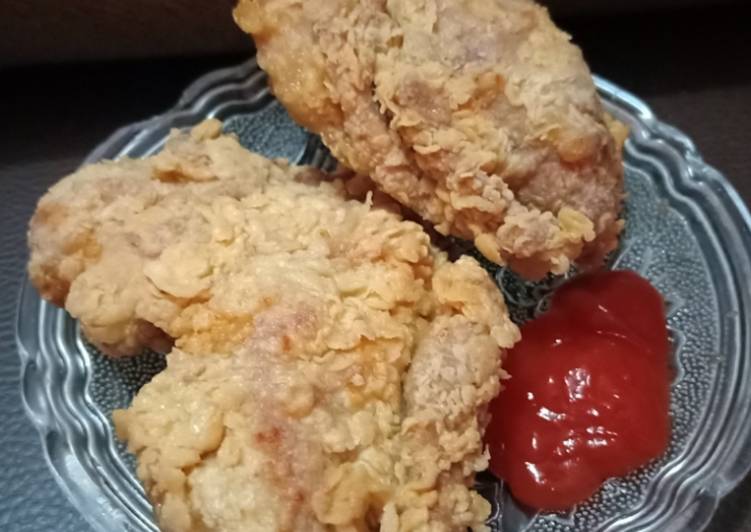 Resep Ayam Goreng Kentucky/Fried chicken Anti Gagal