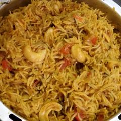 A picture of Cashewnut Pulao.