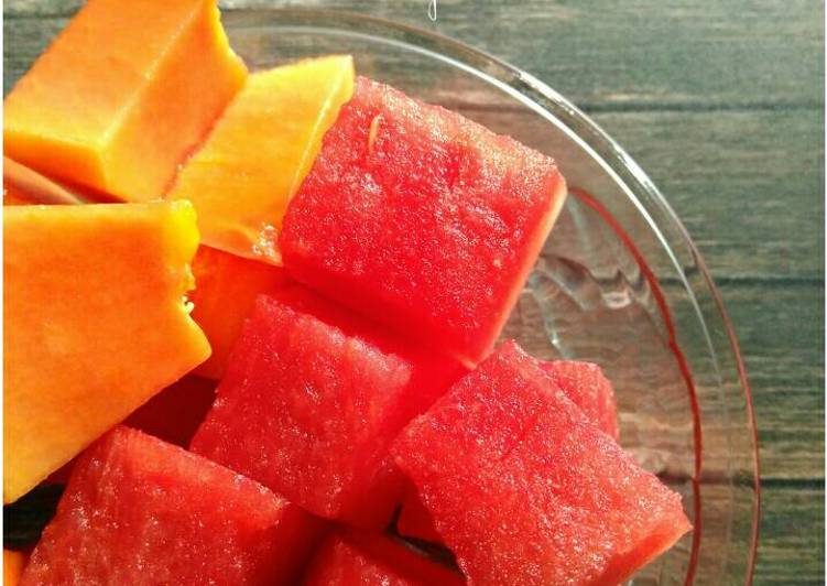 #GMdietDay1 buah