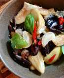 Ba Khía Trộn Cà Bát Xanh Muối Chua