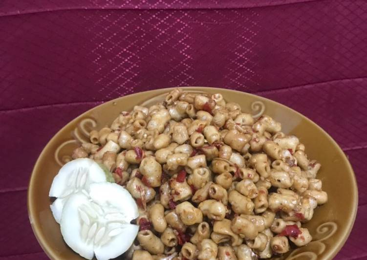Seblak kering makaroni π