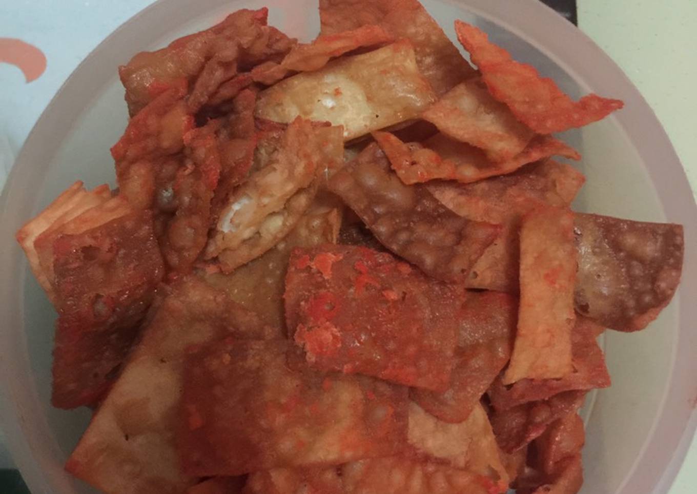 Pangsit Goreng Pedes Manis
