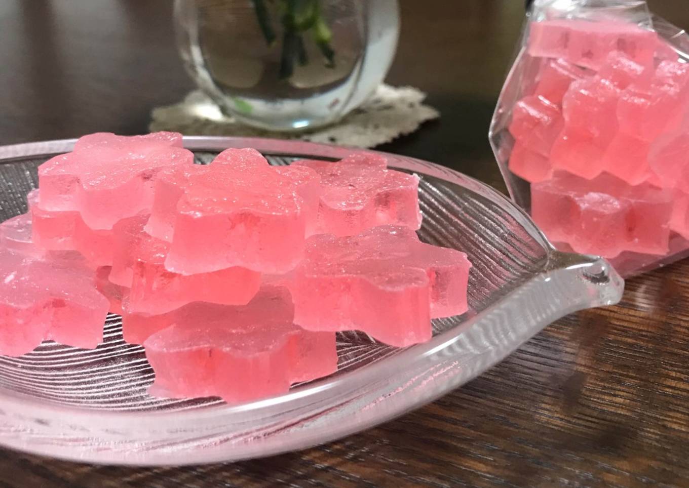 Kanten Wagashi:"Sakura"