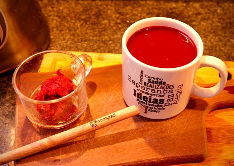 Suco de maçã, beterraba e cenoura funcional fit Receita por Pedro