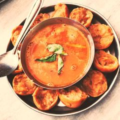 A picture of Daal baati.