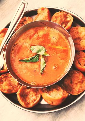 A picture of Daal baati.