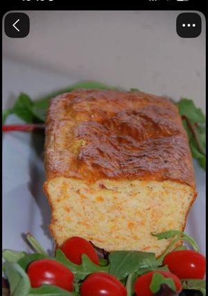 Une photo de Cake salé à la carottes