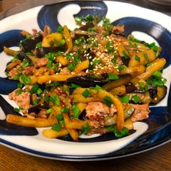 Eggplant Oyster sauce Fry A picture of Eggplant Oyster sauce Fry.