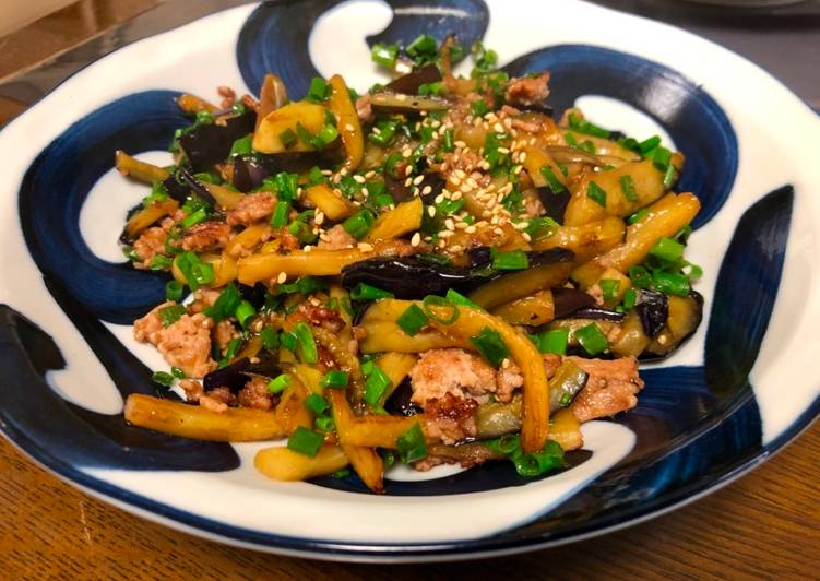 Recipe of Favorite Eggplant Oyster sauce Fry