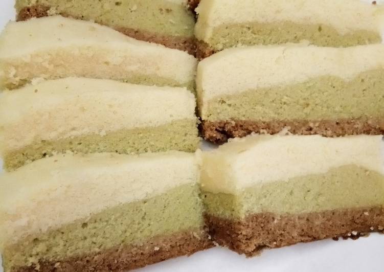 Resep Bolu Alaala coffee +greentea Anti Gagal