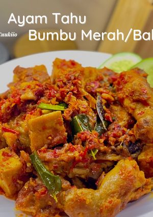 Foto resep [Eps. 50] Ayam Tahu Bumbu Merah/Bali 🥘🍗