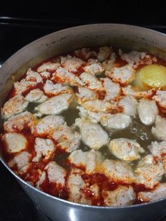 Hình của món Bún bò Huế.