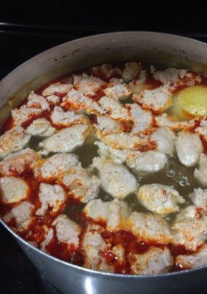 Hình của món Bún bò Huế.
