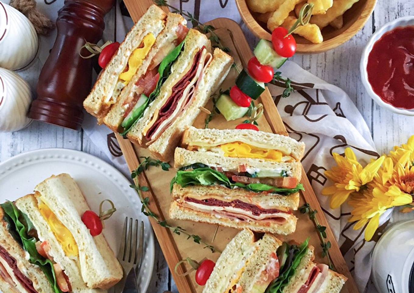 Sandwich Kelab: gaya mamael❤️ #phoPbyLiniMohd #task4