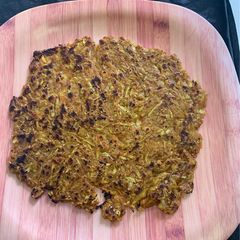 A picture of Whole wheat lauki thalipeeth.