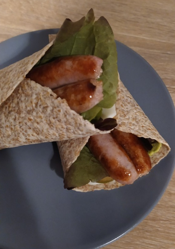 Una foto de Fajitas con salchichas