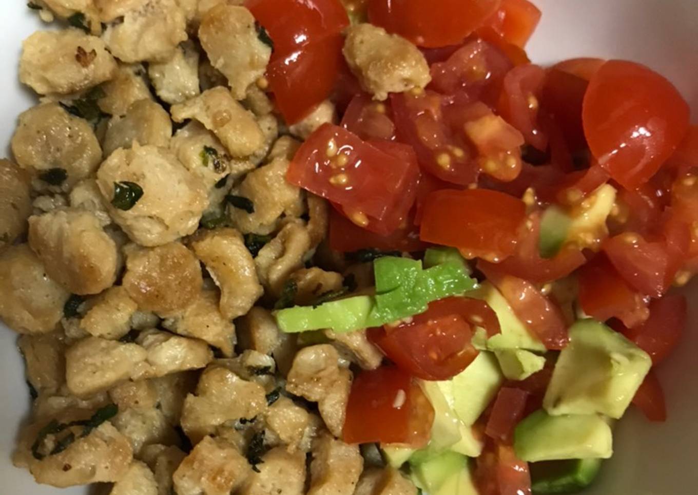 Bowl de soja texturizada