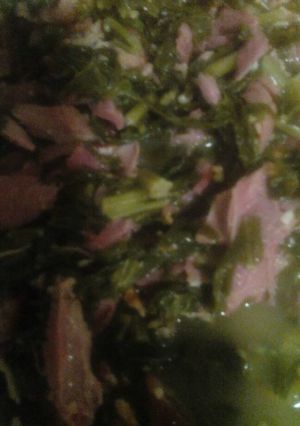 A picture of Collard greens.