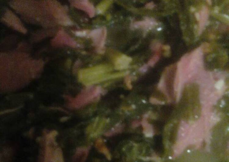 Simple Way to Prepare Homemade Collard greens