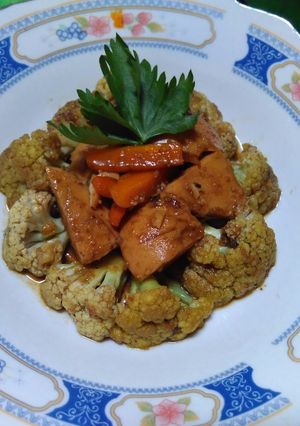 Foto resep Semur Kembang Kol dan Putih Telur