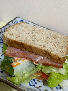 A picture of Ham Sandwich with Cheese.