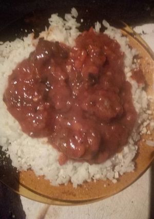 Una foto de Albóndigas con arroz
